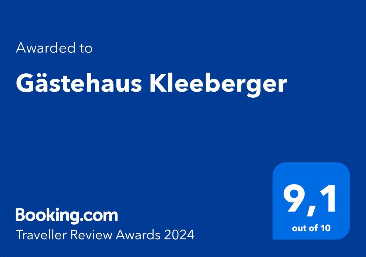Gaestehaus Kleeberger 普莱因费尔德 外观 照片